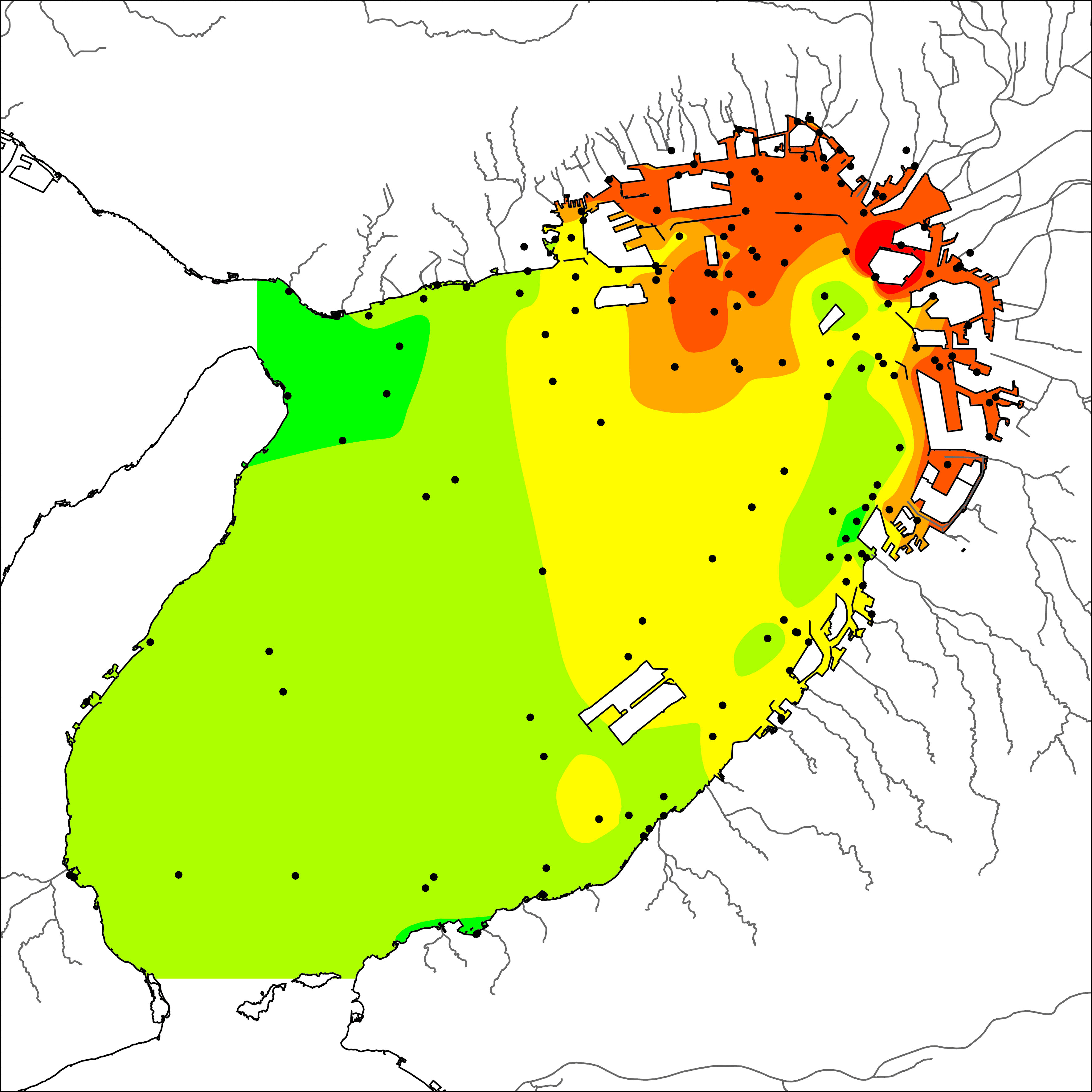 水平分布図 COD 令和6年度
