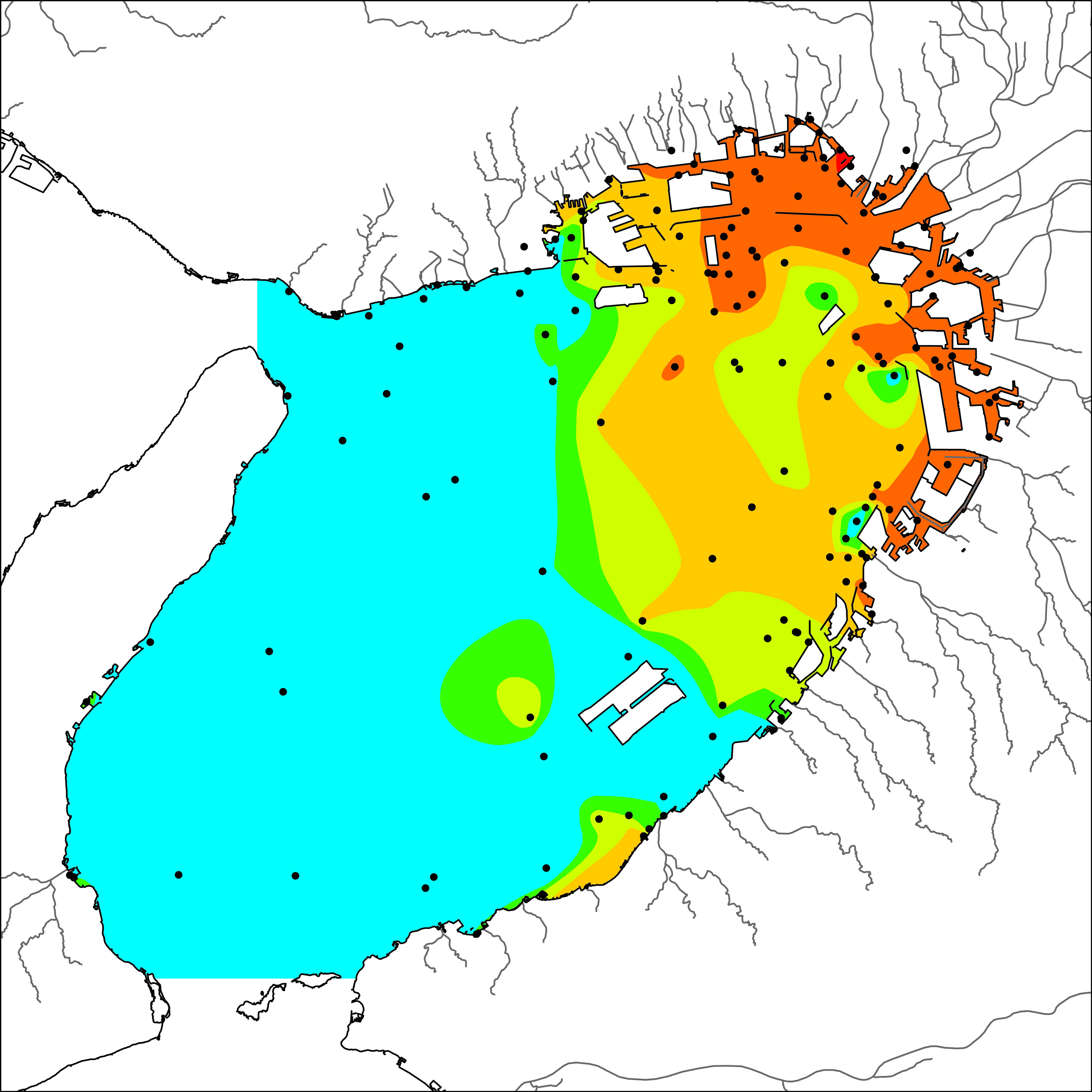 水平分布図 透明度 令和6年度